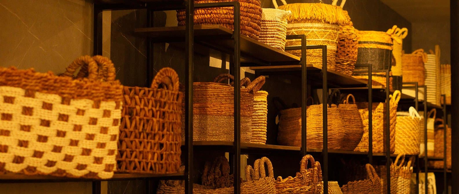 Bhavana Craft - Baskets details photo handmade natural decor
